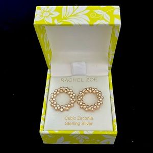 Rachel Zoe cubic zirconia earrings